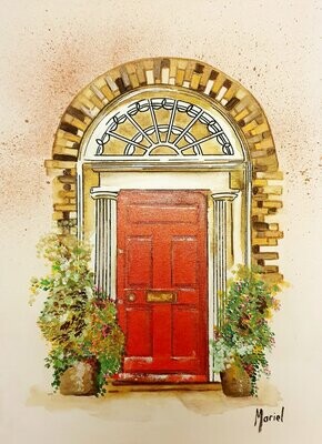 "Red Georgian Door"