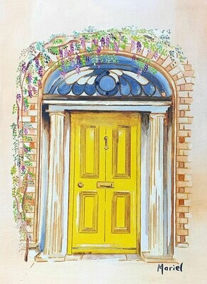 "Yellow Georgian Door"