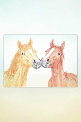 Kunst: Pferde für Kids #28 Beste Freunde