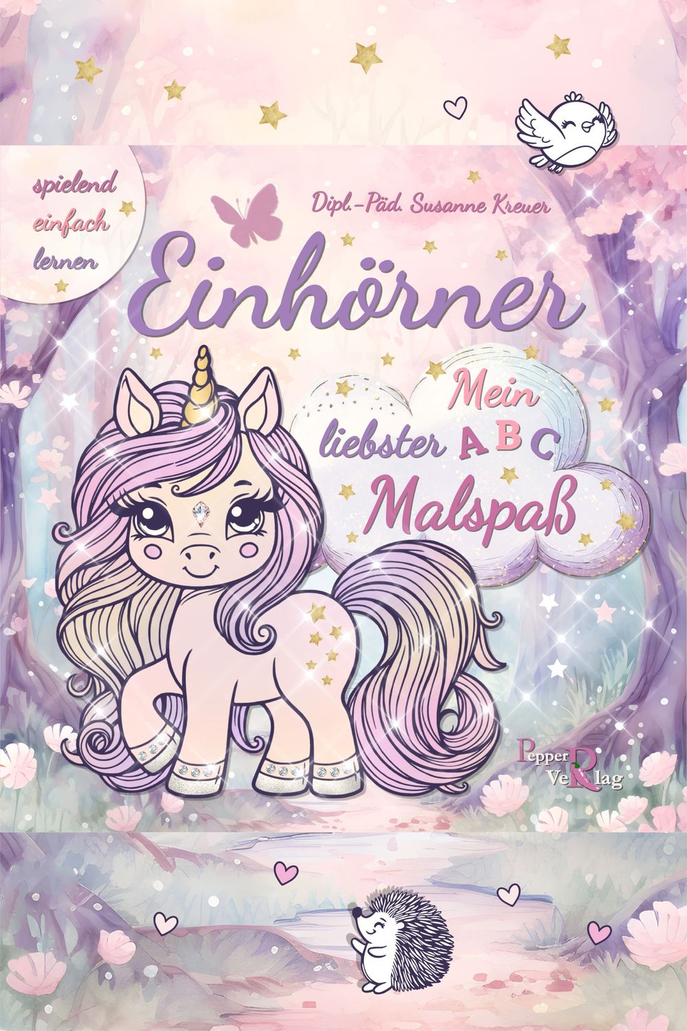 Buch: Einhörner - Mein liebster ABC Malspaß
