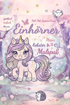 Buch: Einhörner - Mein liebster ABC Malspaß