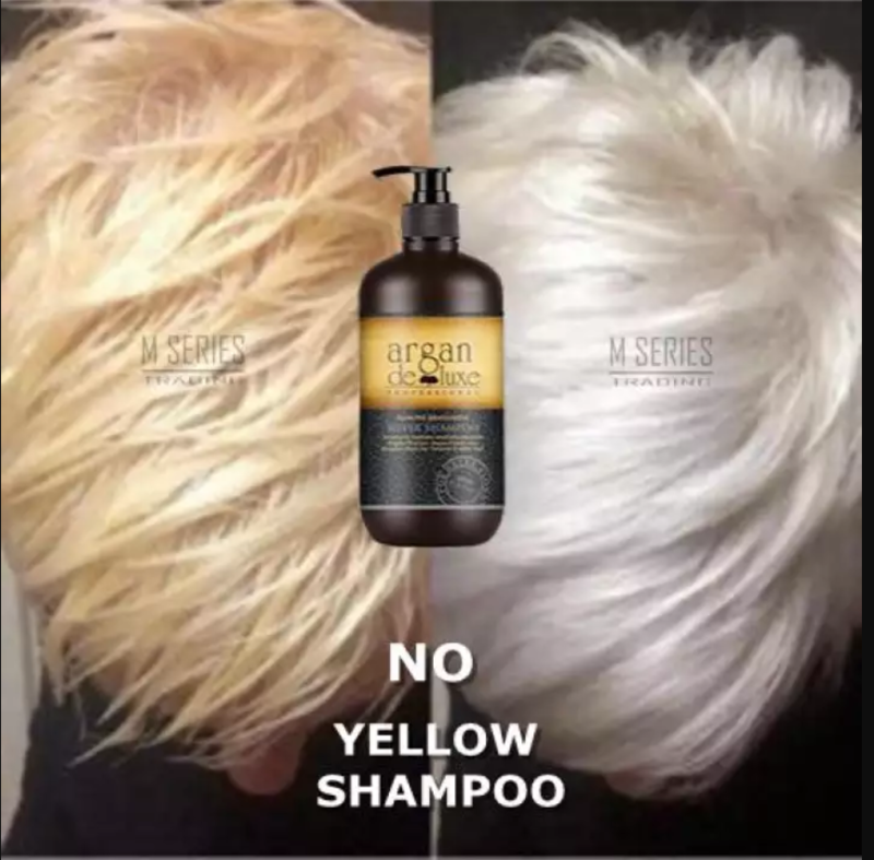 شامبو سلفر
ARGAN DELUXE Silver Shampoo Anti Yellow Remove Brassiness