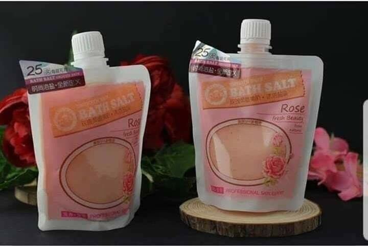 Smooth skin rose bath salt
حليب الاستحمام بالاملاح