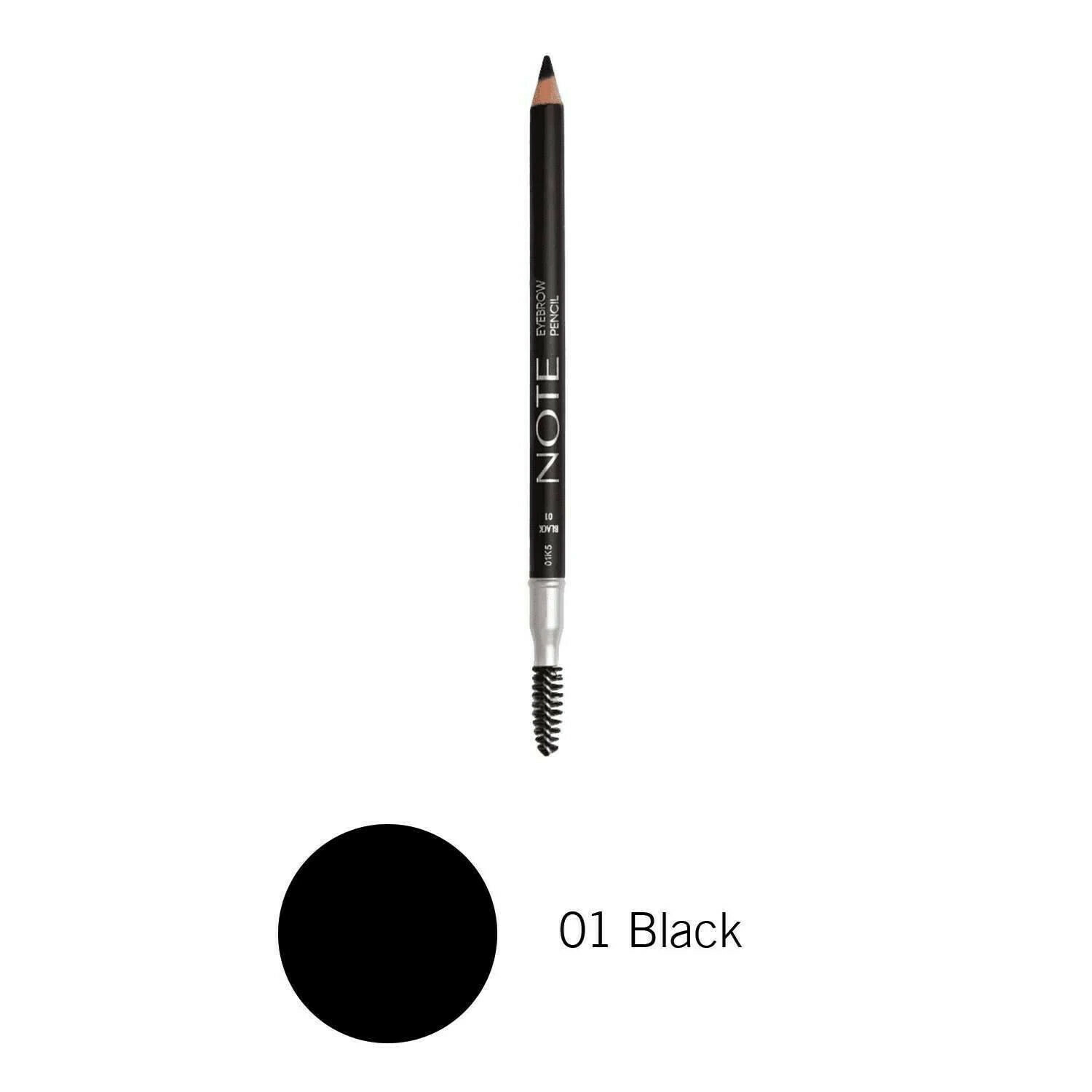 قلم تحديد حواجب Note Eyebrow Pencil, color اللنون: Black اسود