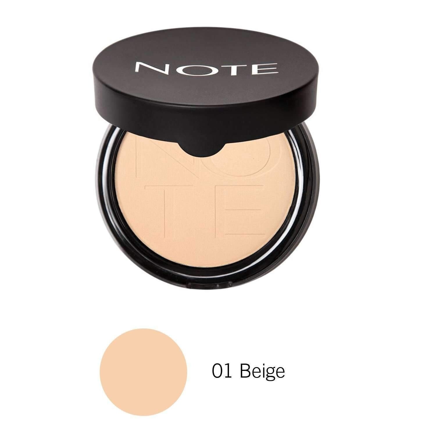 كومباكت باودر بزيت الاركان Note compact powder, Color درجة اللون: Beige يج