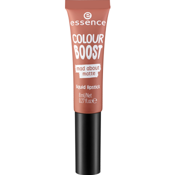 أحمر شفاه سائل  Esssence Colour Boost Mad About Matte Liquid Lipstick, colors الالوان: 01 dusty romance
