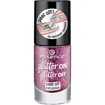 Essence Glitter on Glitter Off Peel Off Nail Polish طلاء اظافر كلتر