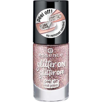 Essence Glitter on Glitter Off Peel Off Nail Polish طلاء اظافر كلتر, color اللون: 02 نحاسي