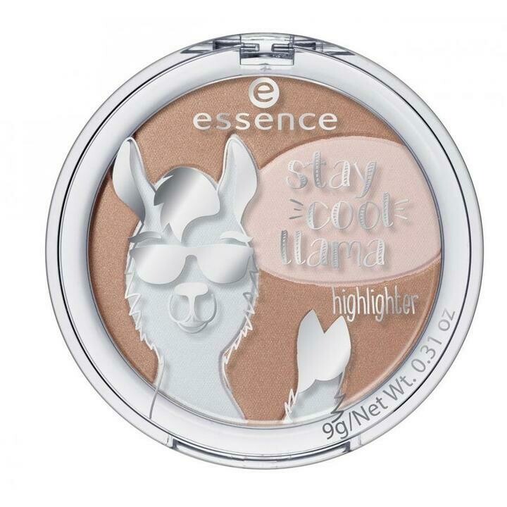 Essence Stay Cool Llama Highlighter علبة برونز مع هايلايتر