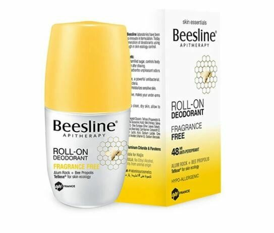 Beesline Roll-On Deodorant Fragrance-Free رول أون مزيل الرائحة خالي من العطر