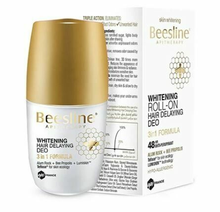 Beesline Whitening Roll-On Hair Delaying Deodorant مزيل عرق دوار مفتح للبشرة