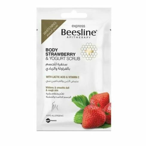 Beesline Body Strawberry &amp;Yogurt Scrab سنفرة منعمة للجسم