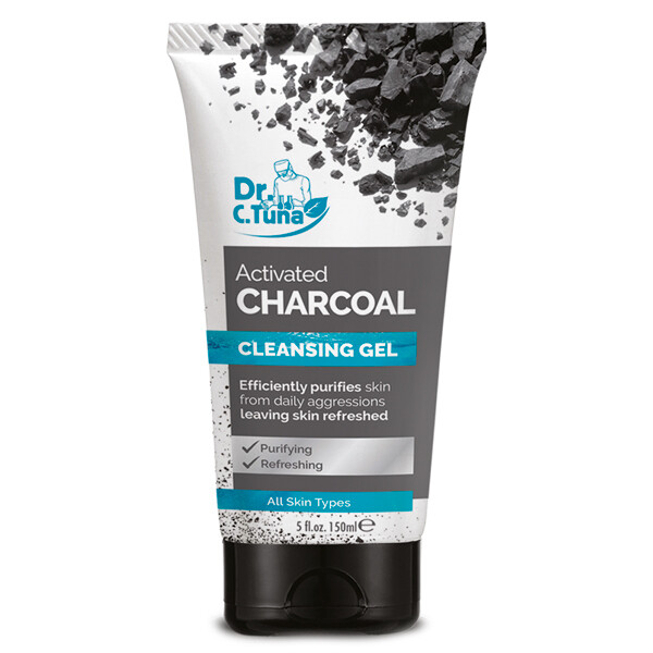 جل تطهير بالفحم خطوة اولى DR C TUNA ACTIVATED CHARCOAL CLEANSING GEL 150 ML