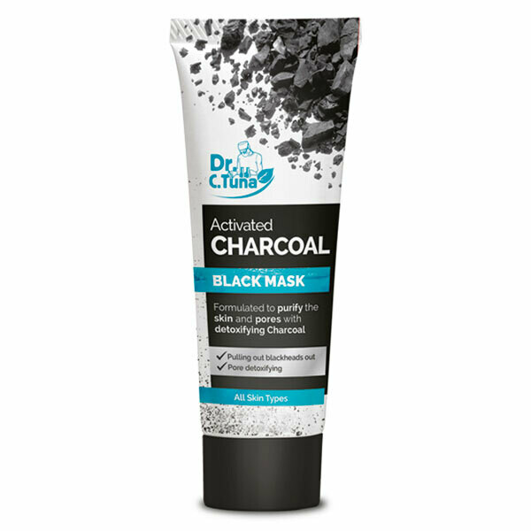قناع تنظيف بالفحم الاسود بلاك - خطوة ثالثة DR C TUNA ACTIVATED CHARCOAL DETOXIFYING BLACK MASK 20 ML