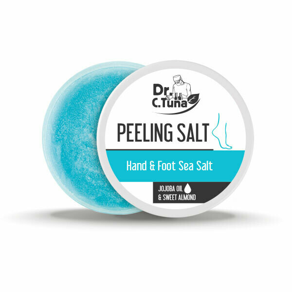 مقشر يد و قدم بملح البحر و الجوجوبا DR C TUNA PEELING SALT HAND &amp; FOOT SEA SALT 250 ML