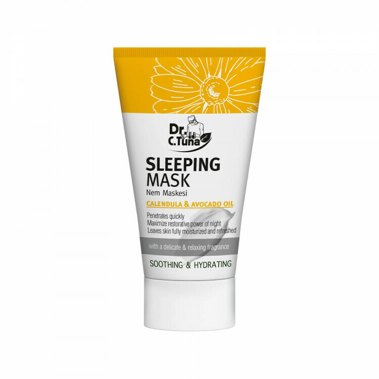 قناع النوم DR C TUNA CALENDULA SLEEPING MASK 50 ML