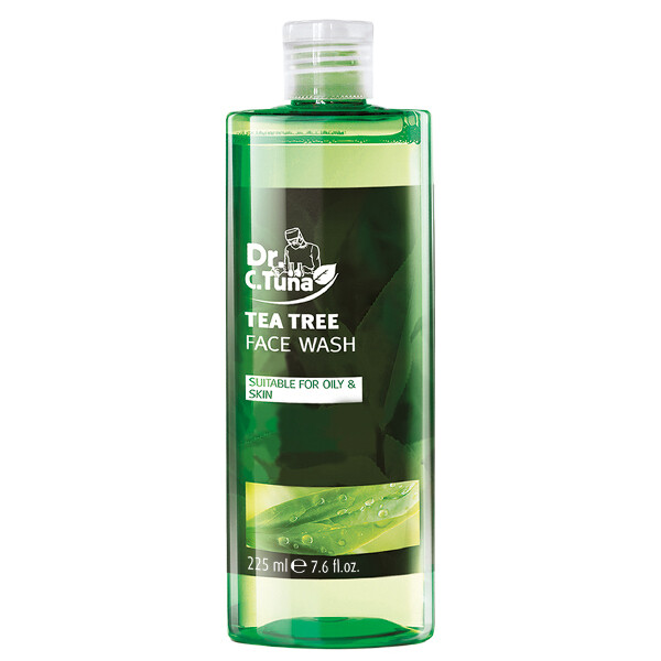 غسول الوجه لشجرة الشاي DR C TUNA TEA TREE FACE WASH 225 ML
