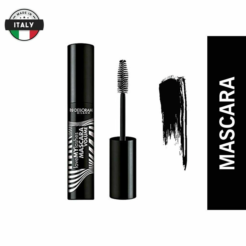 Deborah Milano Love My Lashes Volume Mascara ماسكارا لوف ماي لاشيس فوليوم, Color اللون: Black اسود