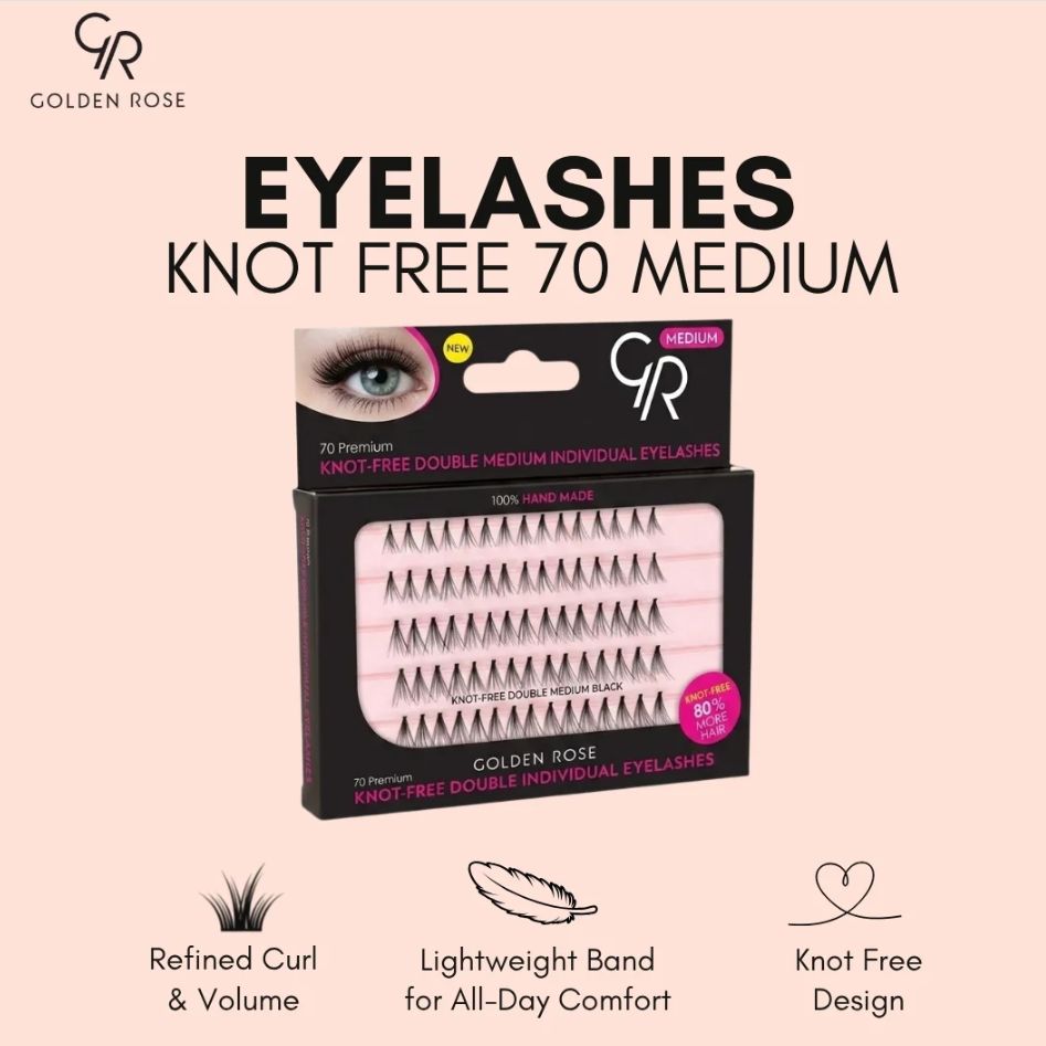 KNOT FREE DOUBLE INDIVIDUAL EYELASHES