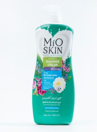 MIO SKIN WHITENING SHOWER CREAM PURPLE FLOWER 900ml كريم استحمام من مايو سكن