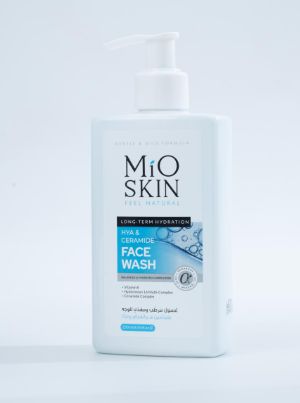 MIO SKIN HYA &amp; CERAMIDE FACE WASH 250ml غسول مرطب ومغذي للبشرة من مايو سكن