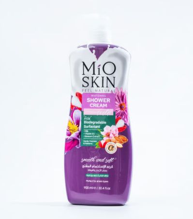 MIO SKIN WHITENING SHOWER CREAM BLOSSOM EXTRACT 900ml كريم استحمام من مايو سكن