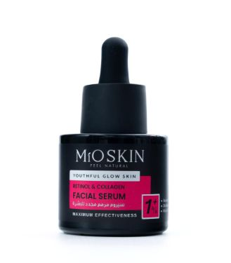 MIO SKIN YOUTHFUL GLOW SKIN RETINOL &amp; COLLAGEN FACIAL SERUM مايو سكن سيروم مرمم ومجدد للبشرة
