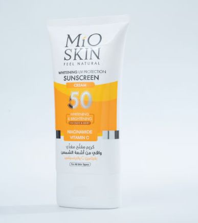 MIO SKIN WHITENING UV PROTECTION SUNSCREEN CREAM SPF 50 مايو سكن كريم واقي من الشمس