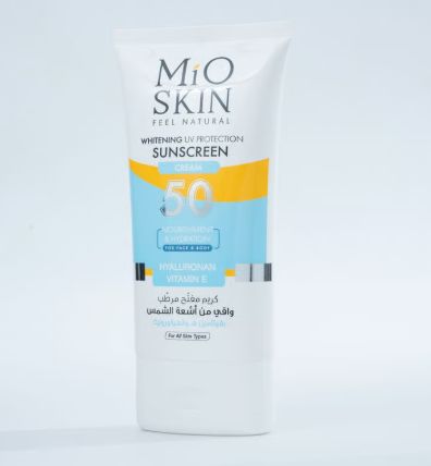 MIO SKIN WHITENING UV PROTECTION SUNSCREEN CREAM مايو سكن واقي شمس للبشرة