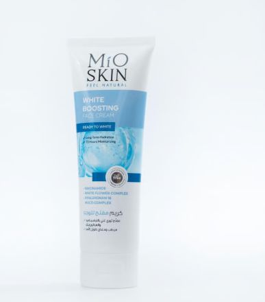 MIO SKIN WHITE BOOSTING FACE CREAM كريم مفتح للبشرة من مايو سكن