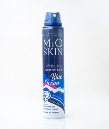 Mio skin Blue Ocean Deodorant Spray 200ml مايو سكن سبراي مزيل عرق بلو أوشن