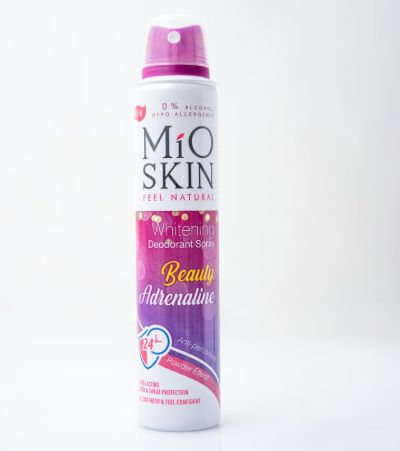 Mio skin Beauty Adrenaline Deodorant Spray 200ml مايو سكن سبراي مزيل عرق