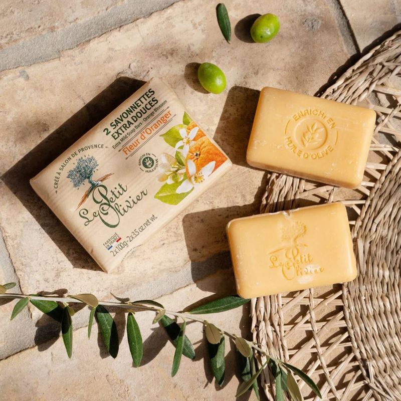 Extra Mild Soap Bars Orange Blossom