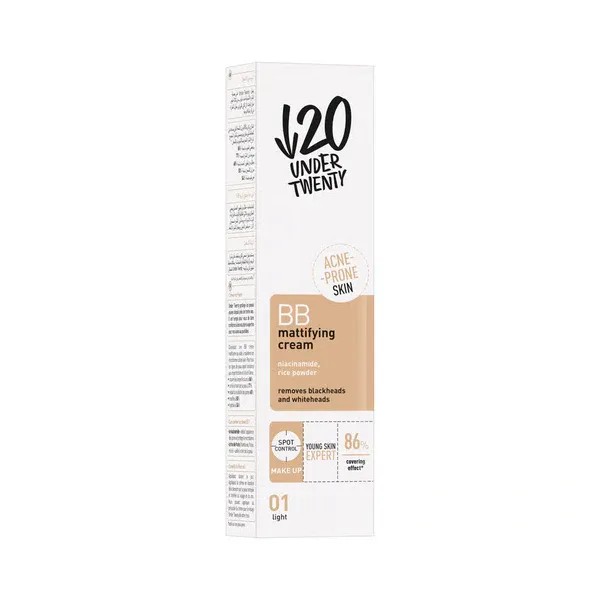 Under Twenty Anti Acne Mattifying Bb Cream 01