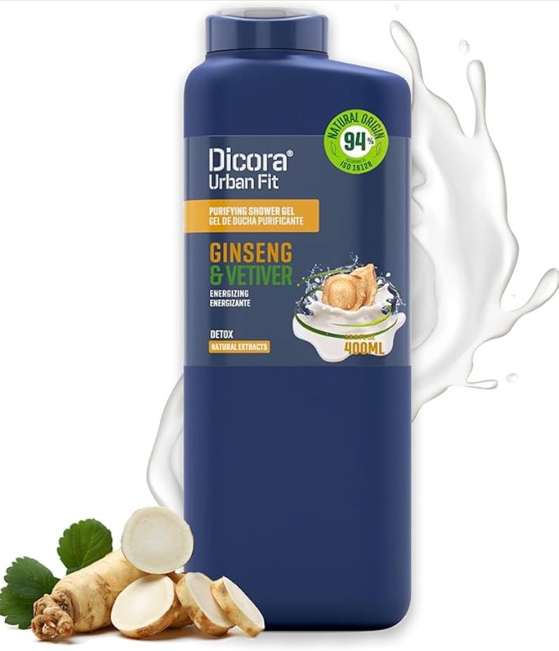 Dicora Urban Fit Energy Vetiver &amp; Ginseng Shower Gel