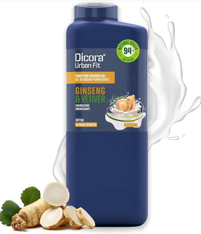 Dicora Urban Fit Energy Vetiver &amp; Ginseng Shower Gel