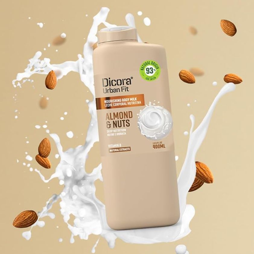 Dicora Urban Fit Body Milk Vitamin B Almendras &amp; Nueces