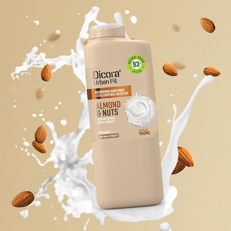 Dicora Urban Fit Body Milk Vitamin B Almendras &amp; Nueces