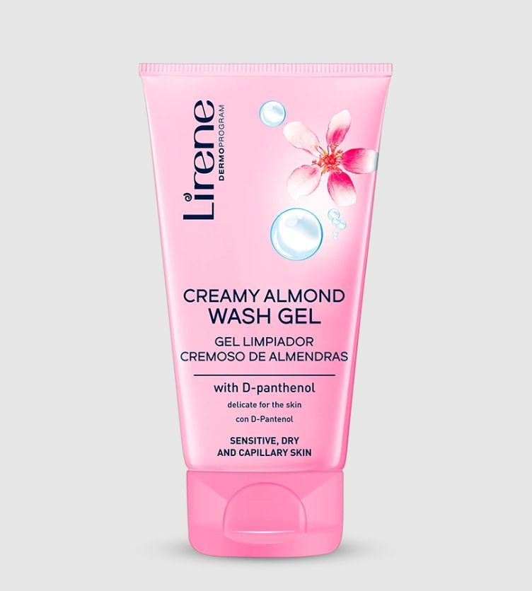 Lirene Creamy almond wash gel with D-Panthenol 150 ml