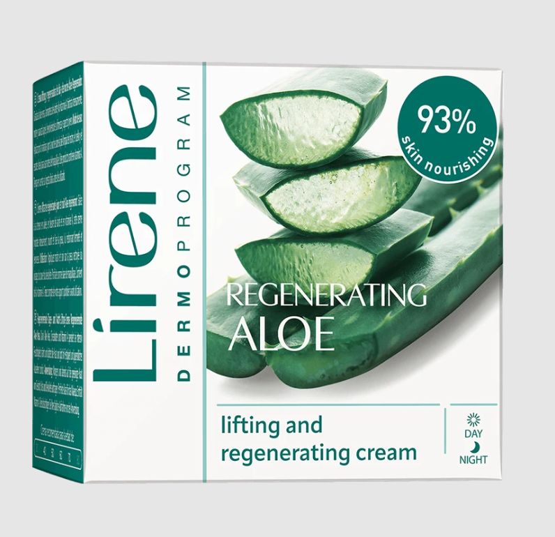 Lirene HYDRATION AND NOURISHMENT Lifting and regenerating cream REGENERATING ALOE 50 ml