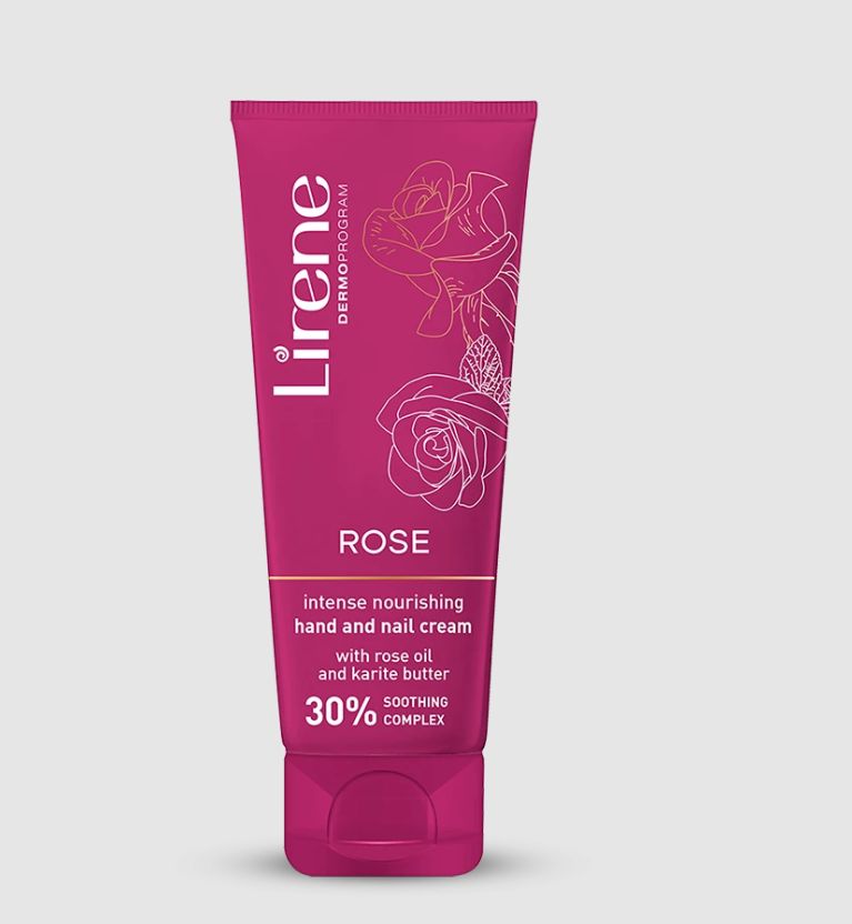 Lirene Intensely nourishing hand and nail cream ROSE 75 ml