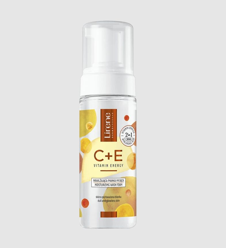 Lirene C+E VITAMIN ENERGY Moisturizing cleansing foam 150 ml