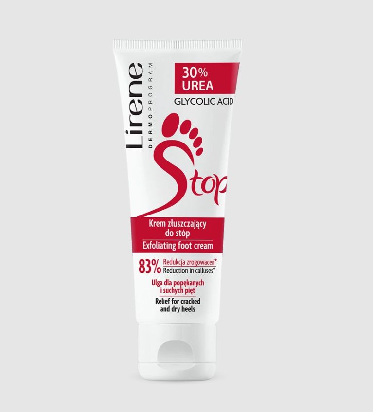 Lirene SOS EXFOLIATING FOOT CREAM UREA 30% 75 ml