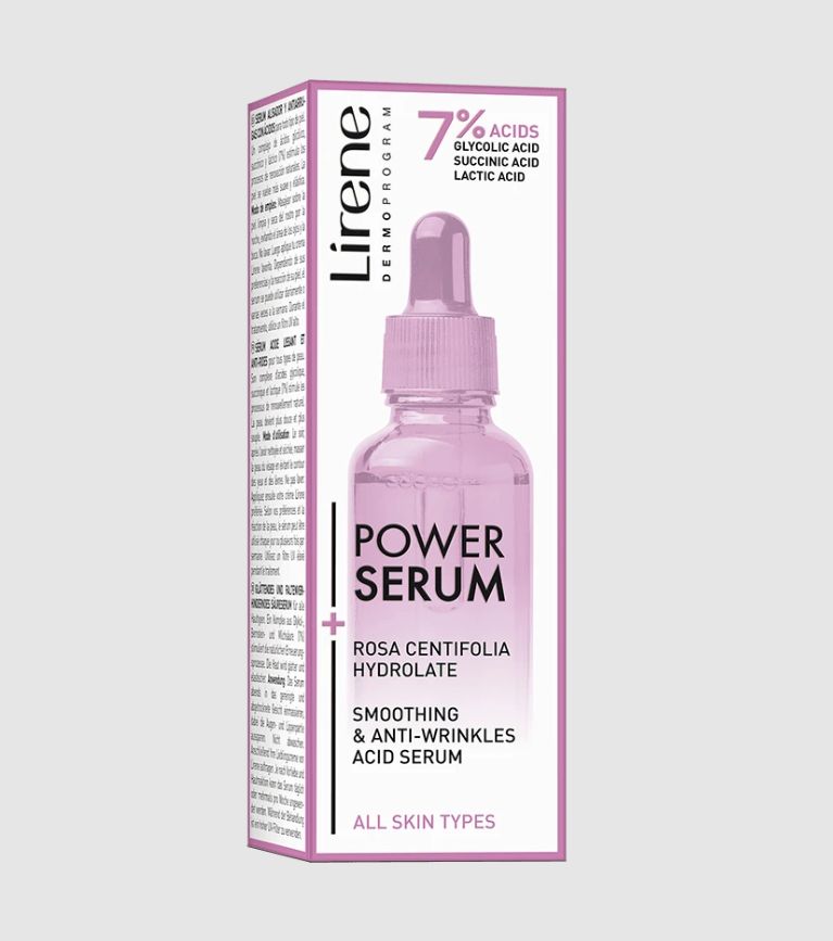 Lirene POWER SERUM Smoothing &amp; anti-wrinkles 30 ml