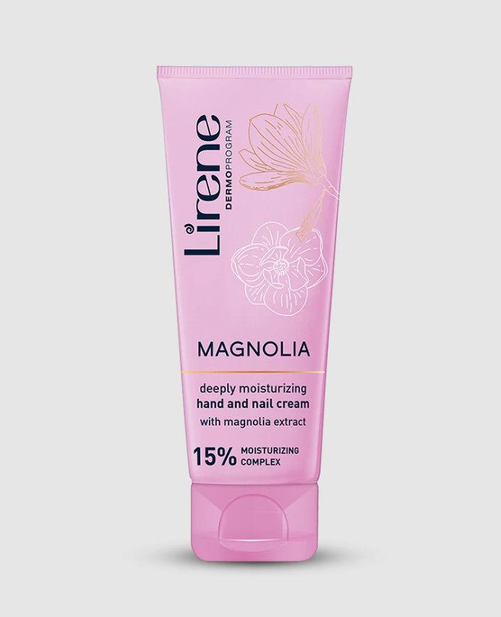 Lirene Deeply moisturising hand and nail cream MAGNOLIA 75 ml