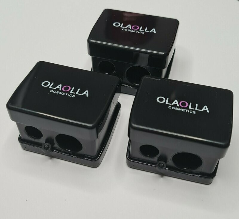 Olaolla Dual Style Round tip-former Pencil Sharpener  - Ebony Black