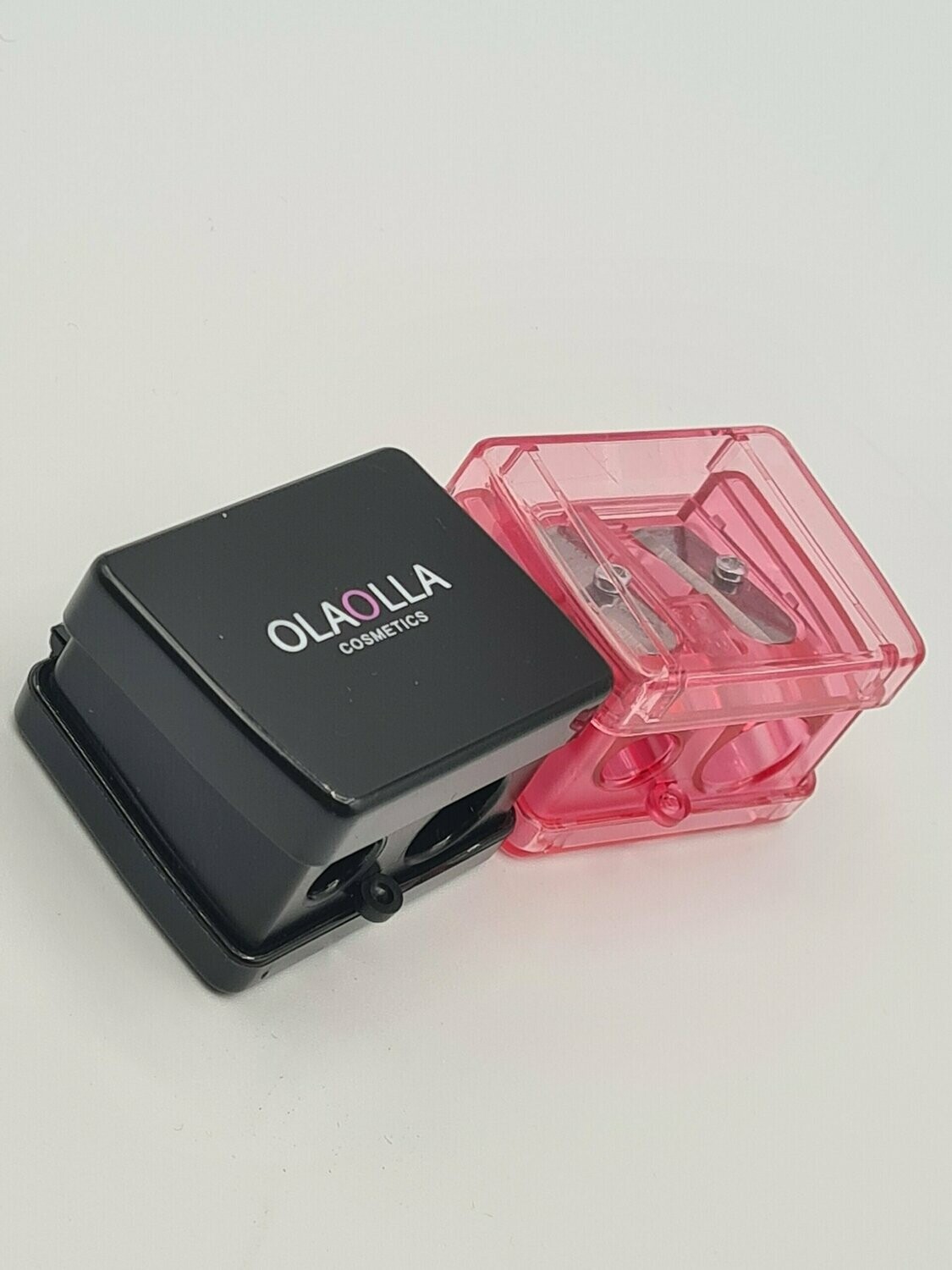 Set of 1  Round tip-former  & Sharp tip Pencil Sharpener (Black & Jelly Pink)