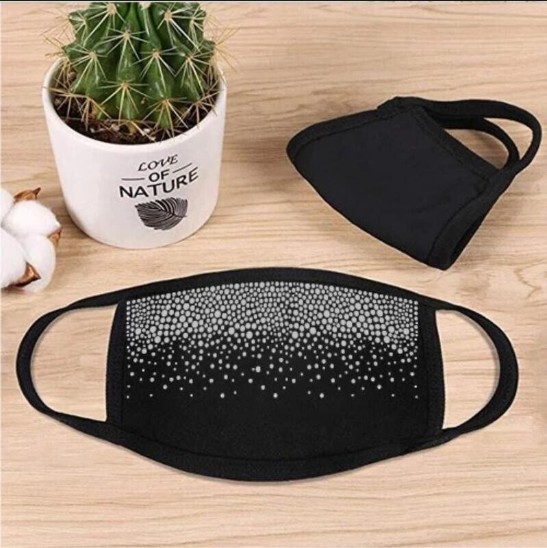 Rhinestone Face Mask with filter