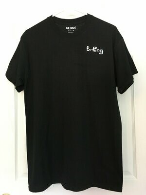 Black (Iridescent Music Notes) T-Shirt