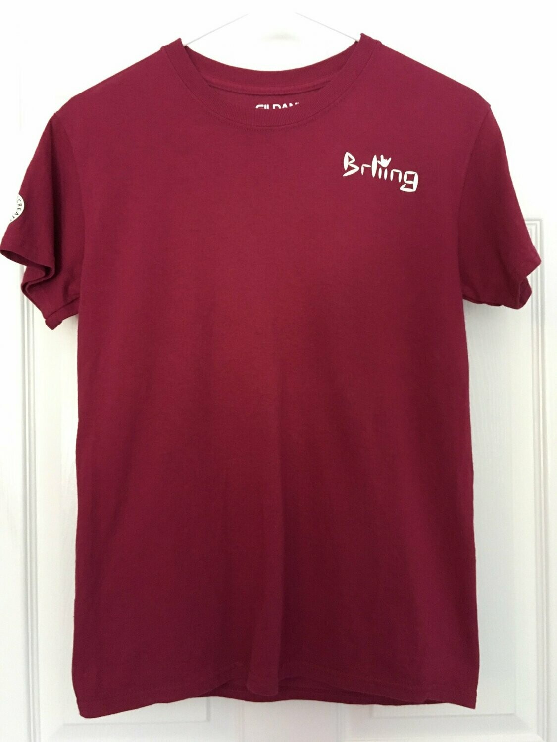 Burgundy (Iridescent Music Notes) T-Shirt